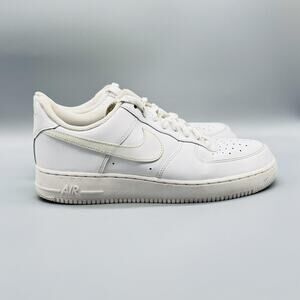 Nike Shoes Mens 10.5 White Air Force 1 Low Top Lace Up Comfort Athletic Sneakers